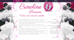 Desktop Screenshot of crinoline-mariage.fr
